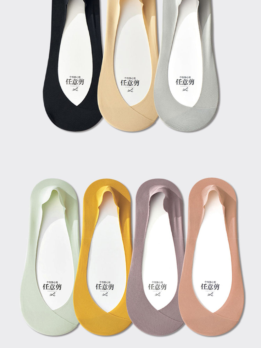 No Show Socks | Long-Staple Cotton, Non-Slip Silicone