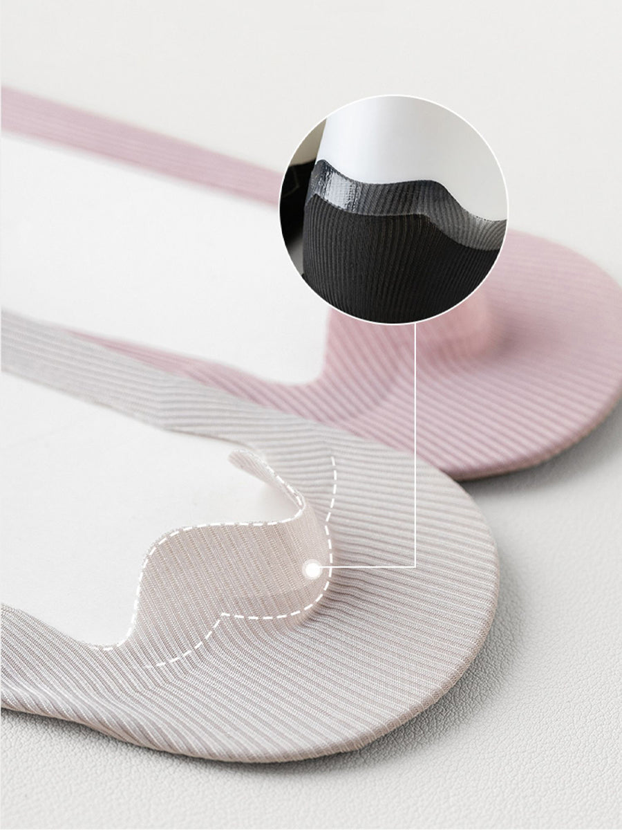 No Show Socks | Long-Staple Cotton, Non-Slip Silicone