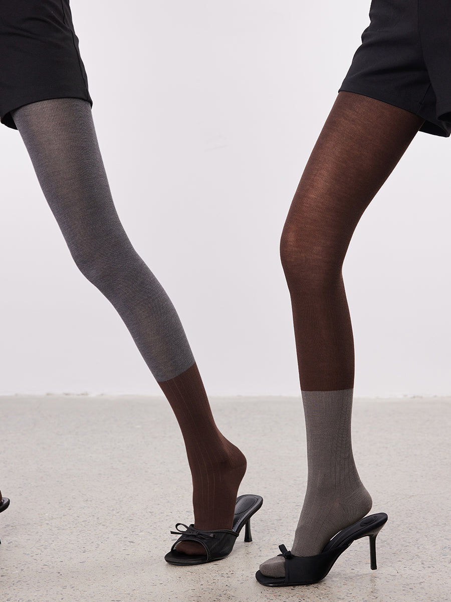 Colorblock Tights