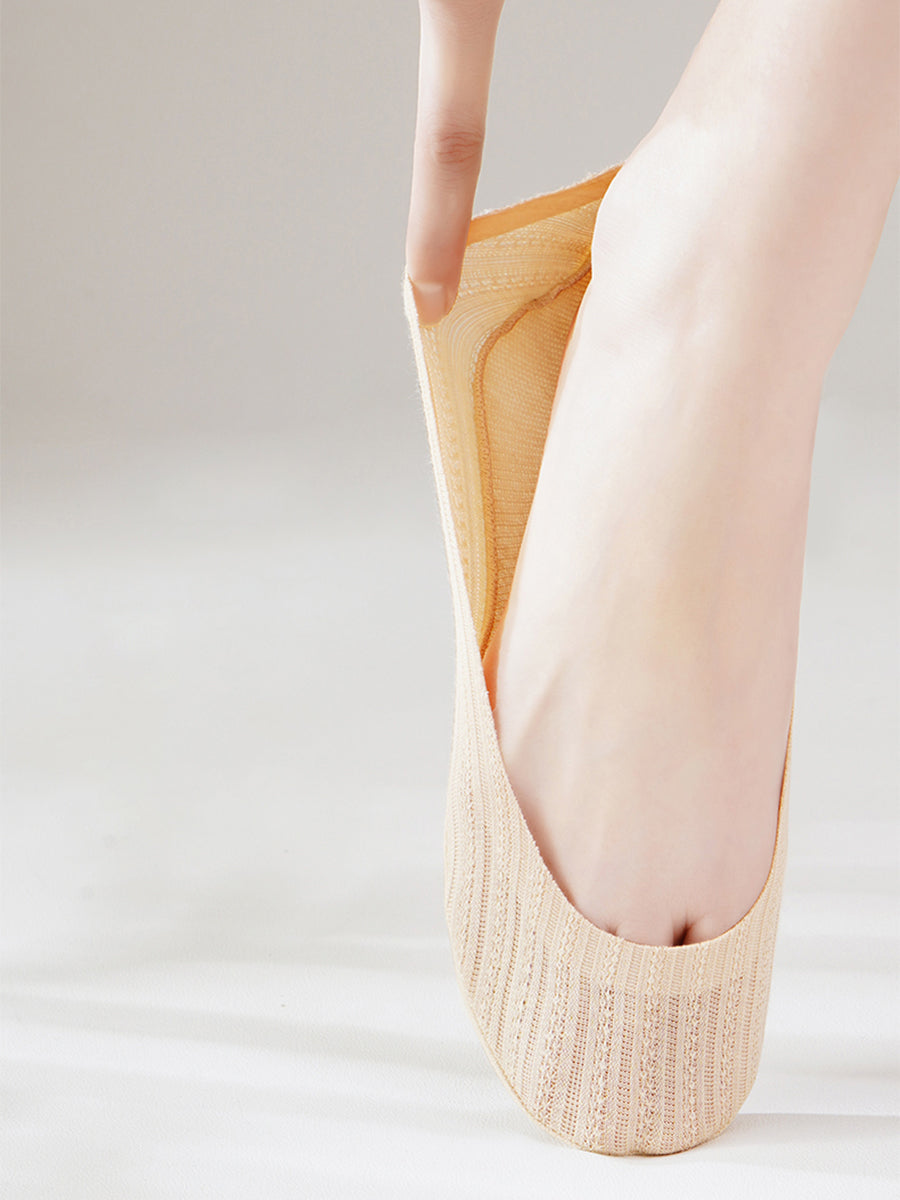 No Show Socks | Long-Staple Cotton, Non-Slip Silicone