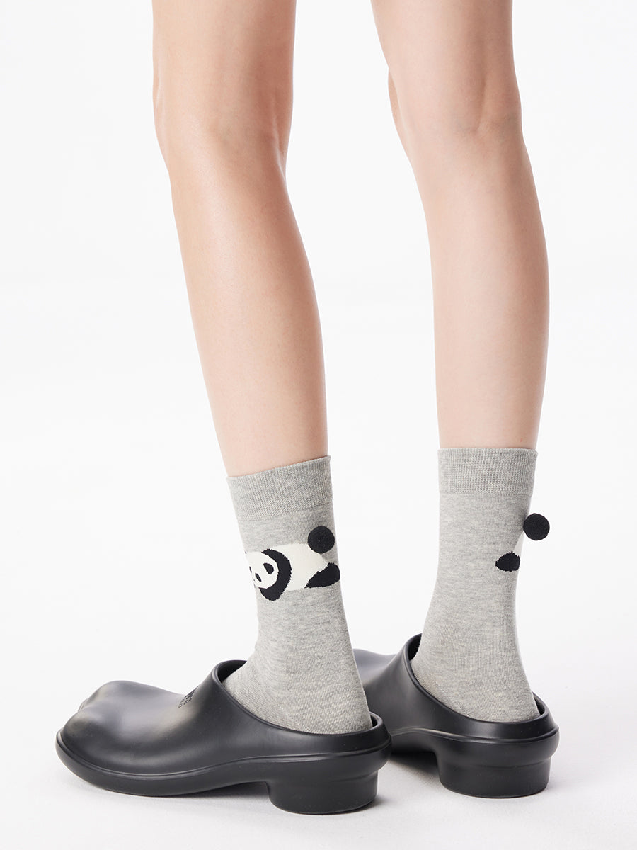 Animal Pattern Crew Socks