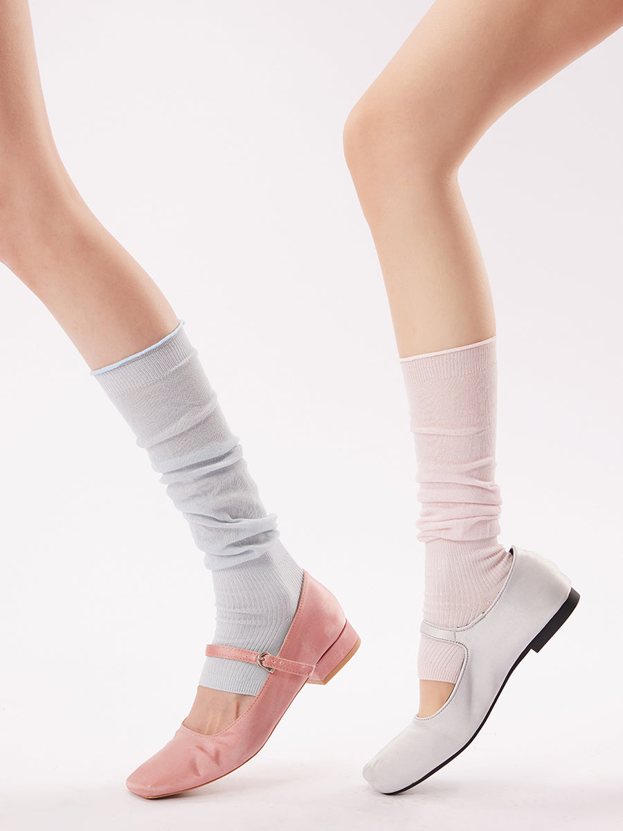 Ribbed Slouch Leg Warmers
