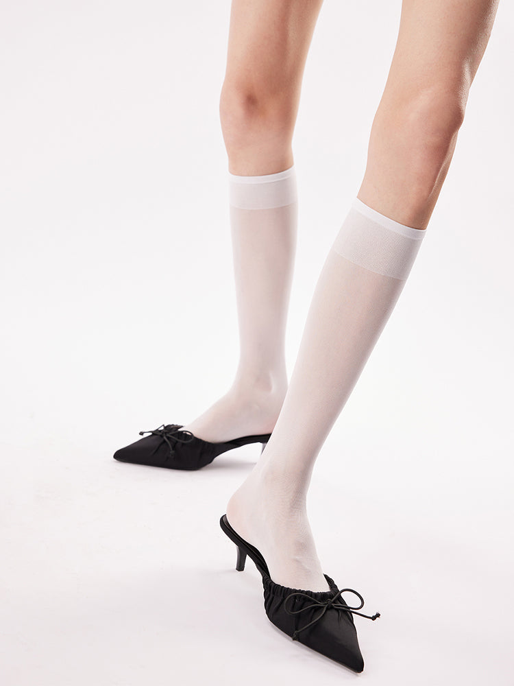 Classic Sheer Knee High Socks