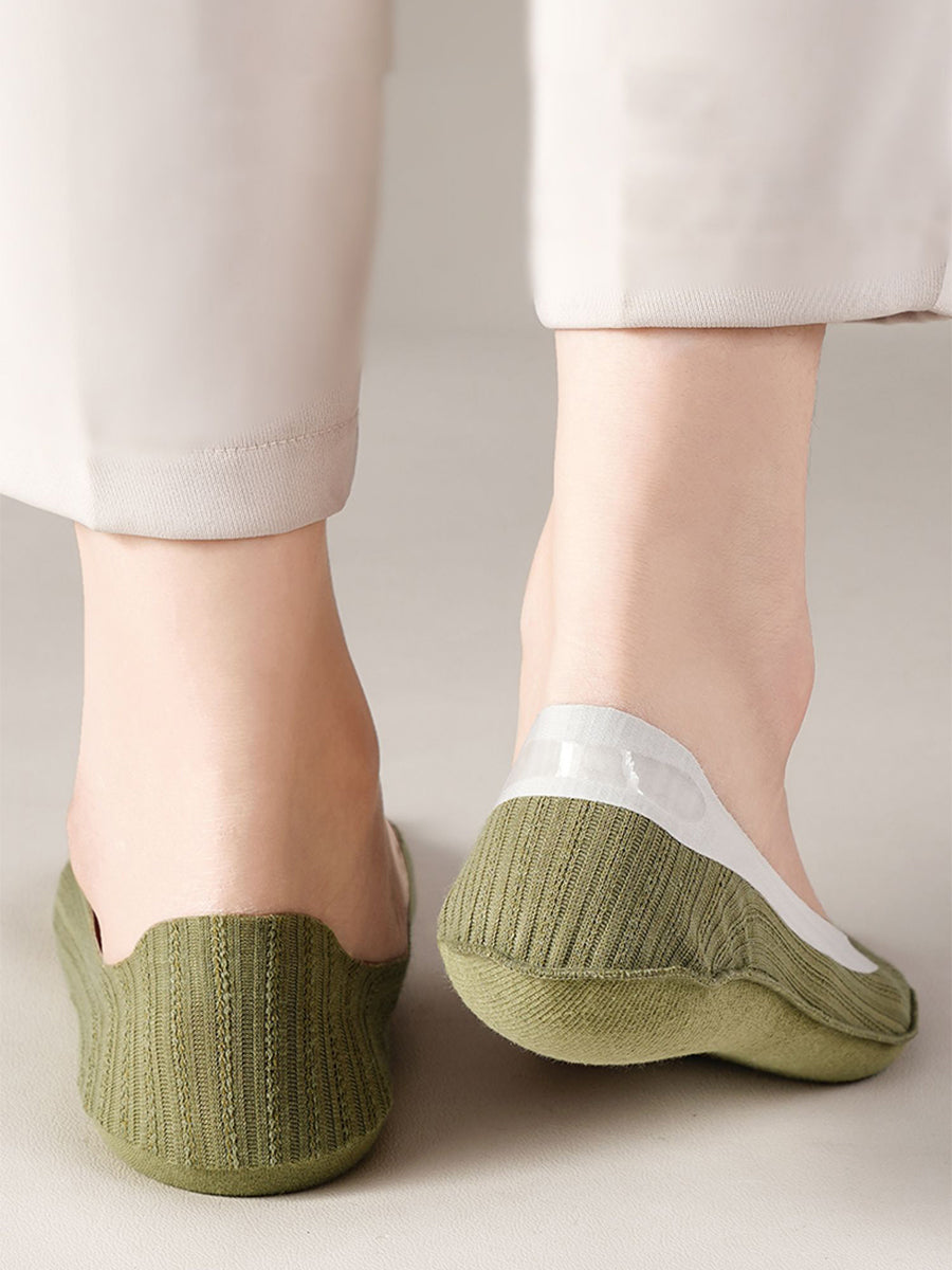 No Show Socks | Long-Staple Cotton, Non-Slip Silicone