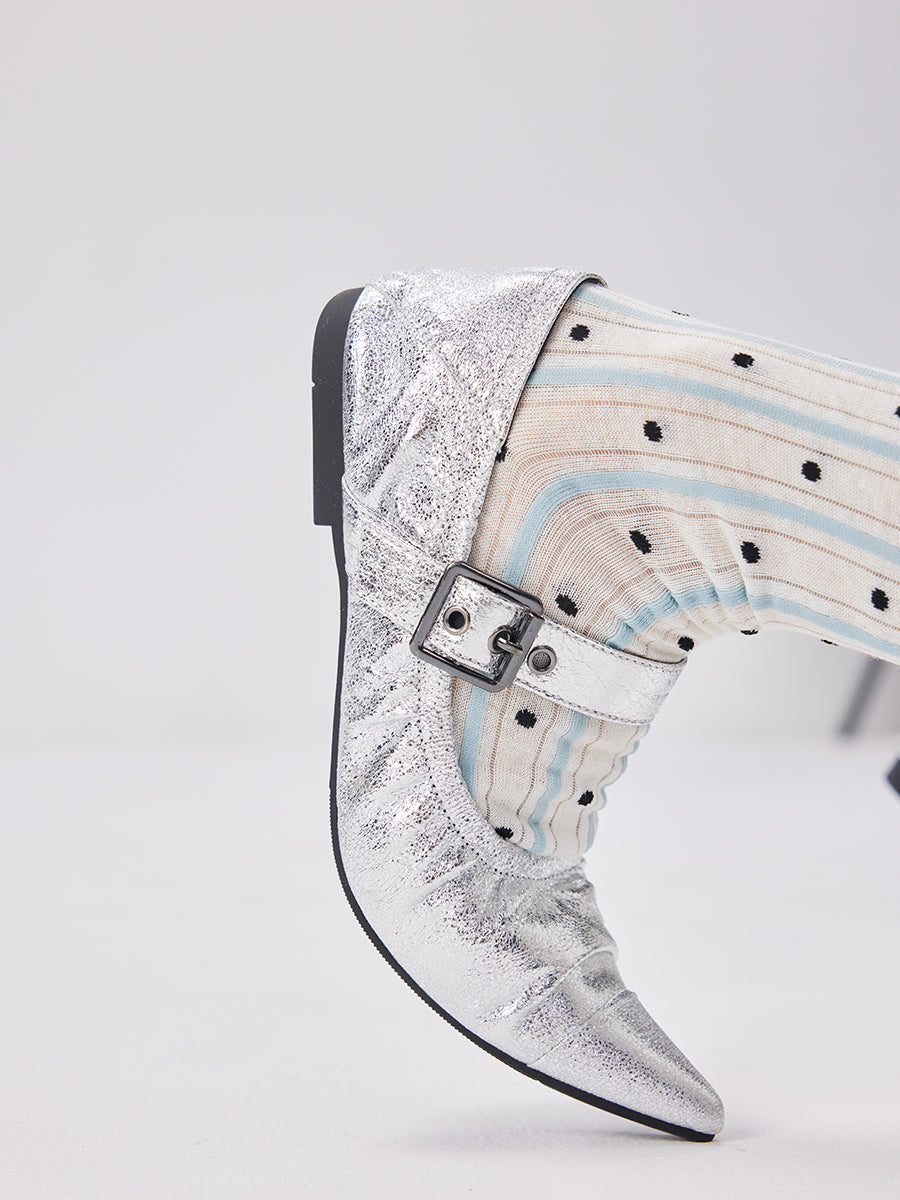 Polka Dot Crew Socks