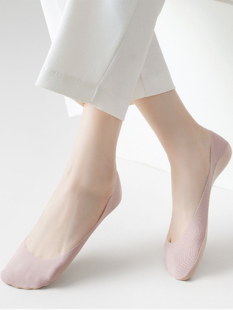 No Show Socks | Long-Staple Cotton, Non-Slip Silicone