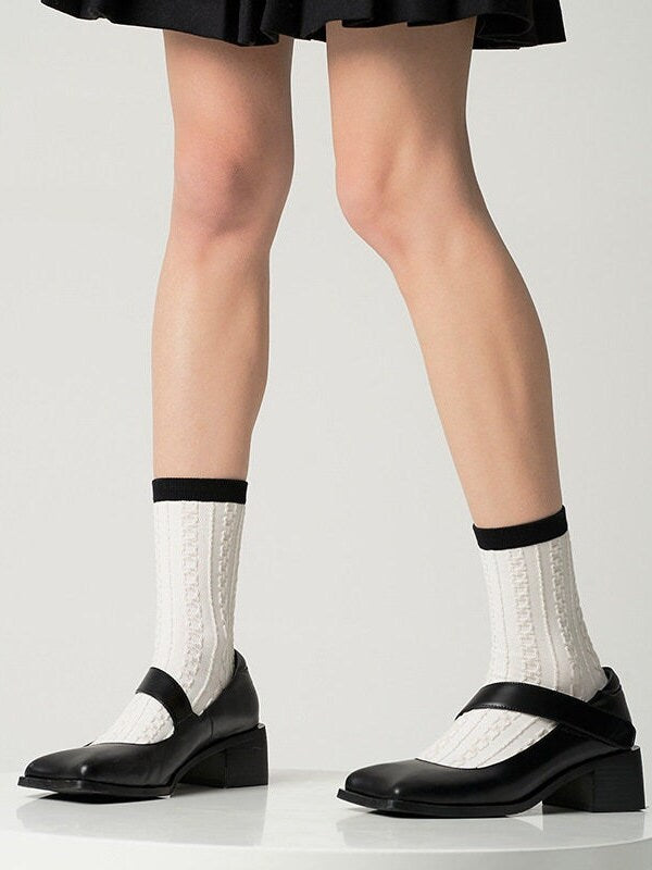 Knit Quarter Socks For Women