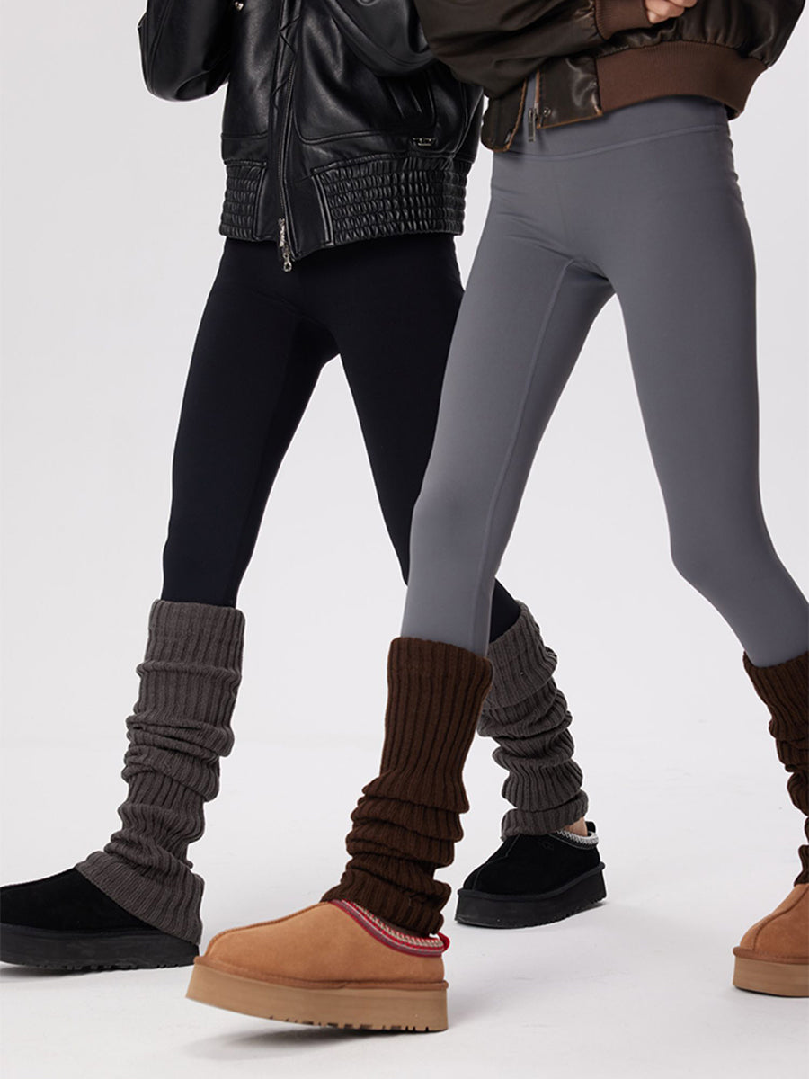 Chunky Ribbed Knit Leg Warmers