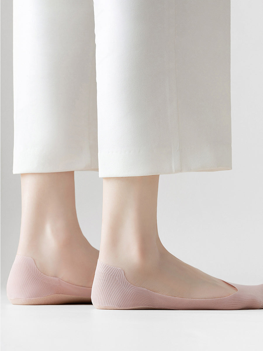 No Show Socks | Long-Staple Cotton, Non-Slip Silicone