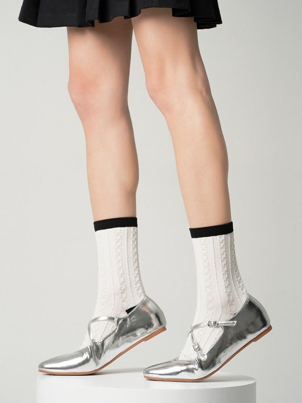 Knit Quarter Socks For Women