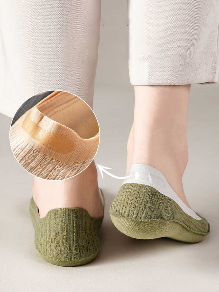 No Show Socks | Long-Staple Cotton, Non-Slip Silicone