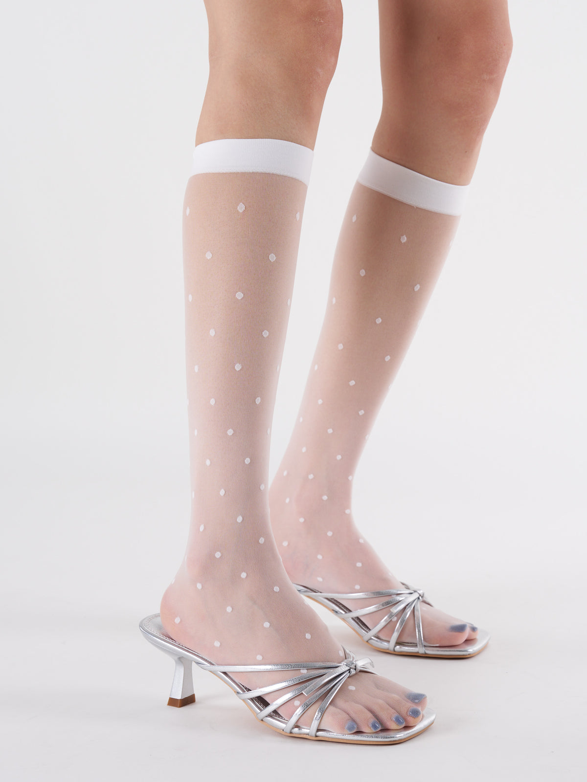 Polka Dots Knee High Socks