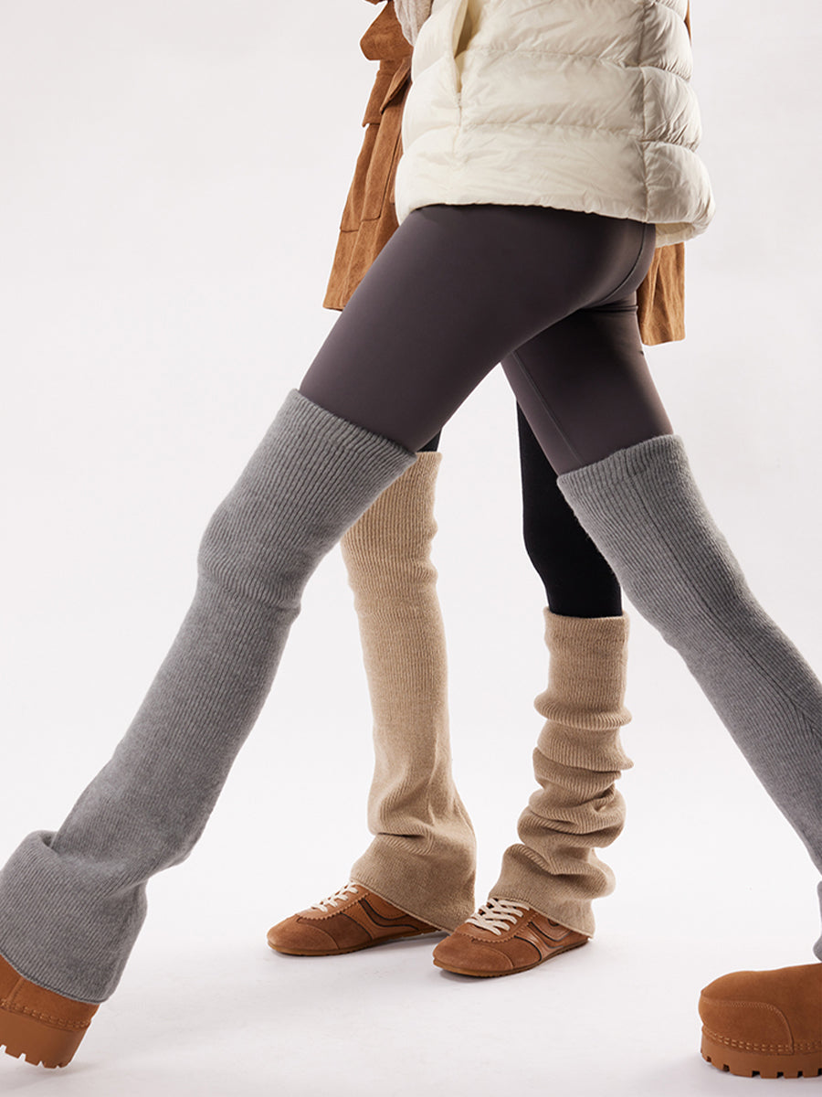 Slouch Ribbed Leg Warmers