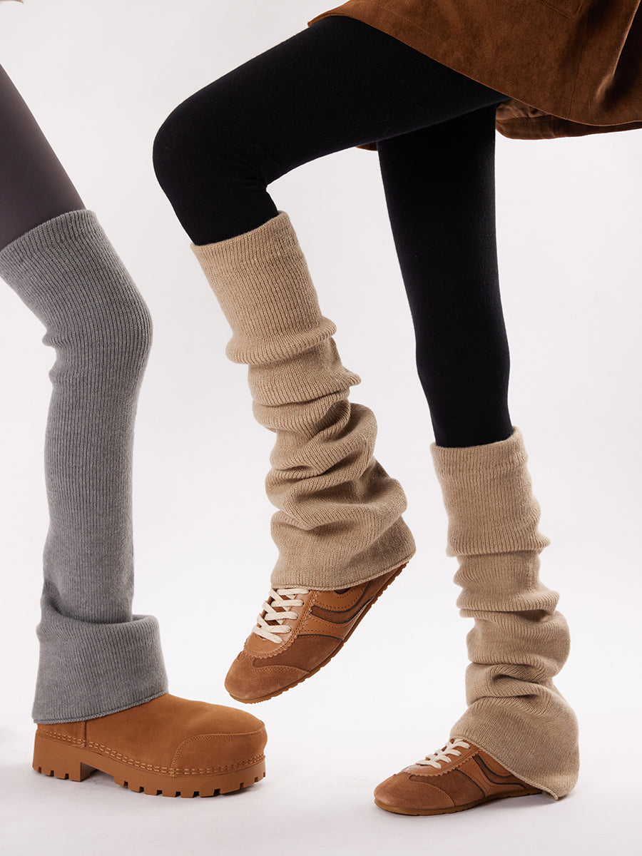 Slouch Ribbed Leg Warmers