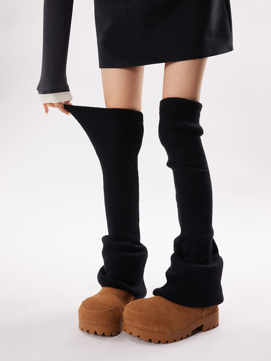 Slouch Ribbed Leg Warmers
