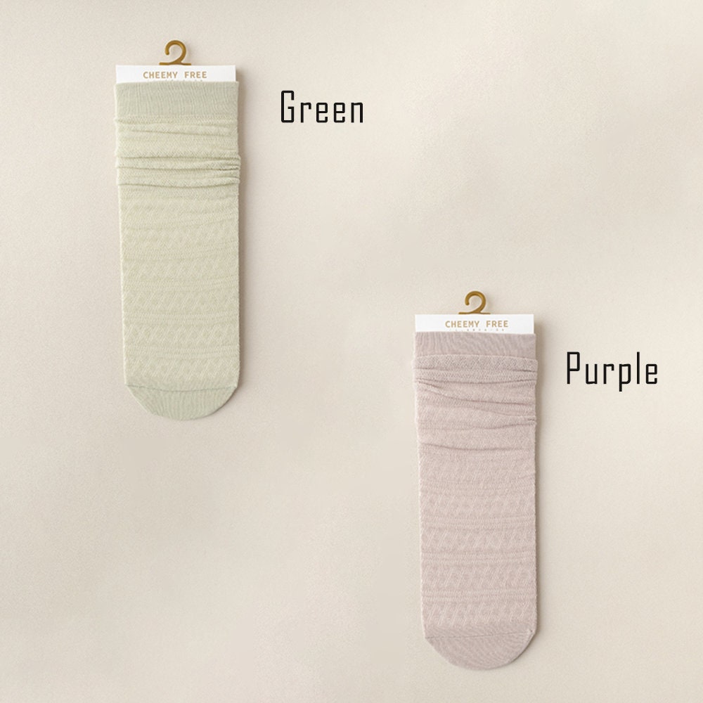 Pointelle Quarter Socks For Women