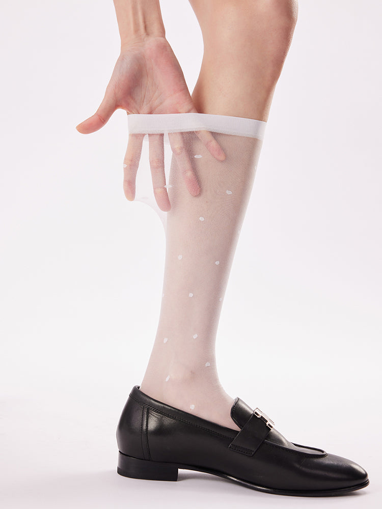 Polka Dots Knee High Socks
