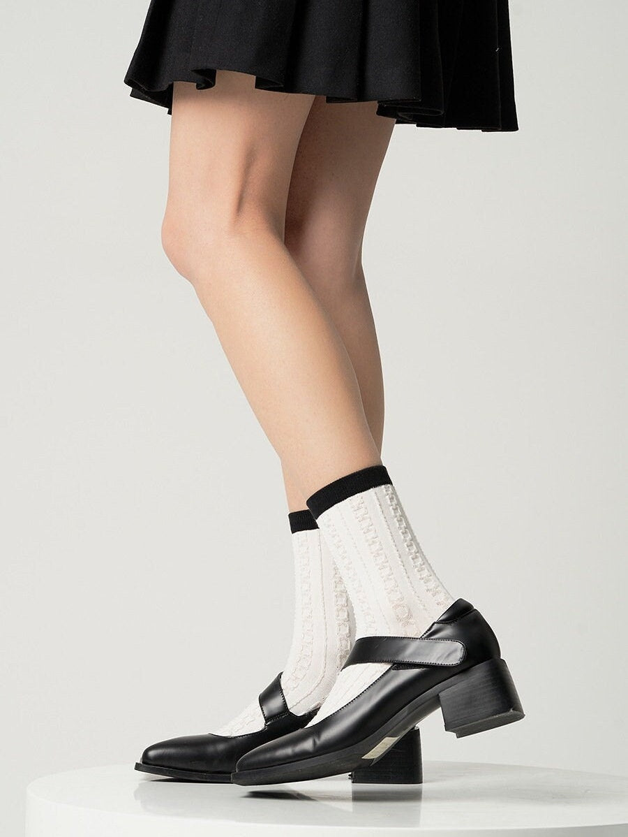 Knit Quarter Socks For Women
