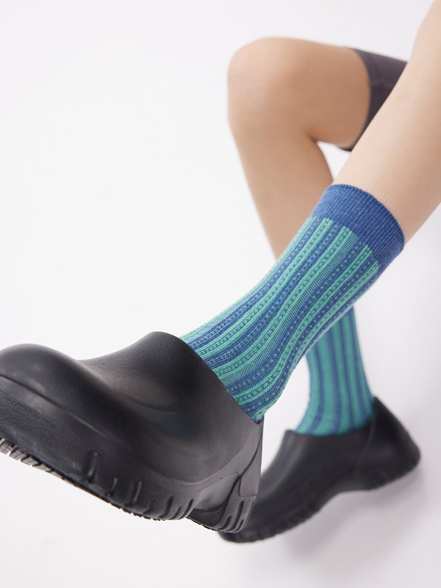 Stripe Quarter Socks For Women