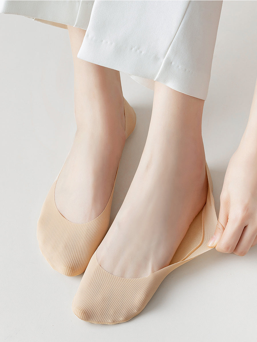 No Show Socks | Long-Staple Cotton, Non-Slip Silicone