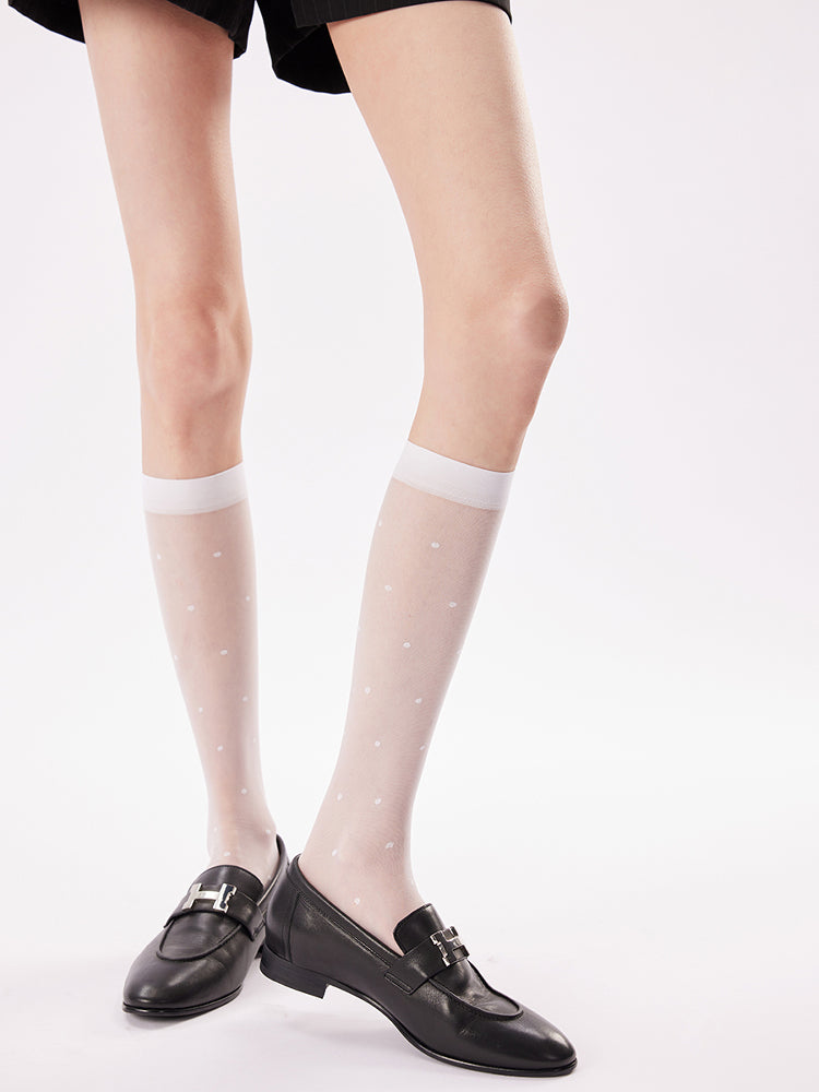 Polka Dots Knee High Socks
