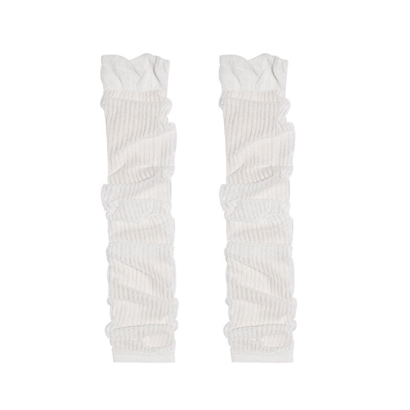 Slouch Semi-Sheer Leg Warmers Socks For Women