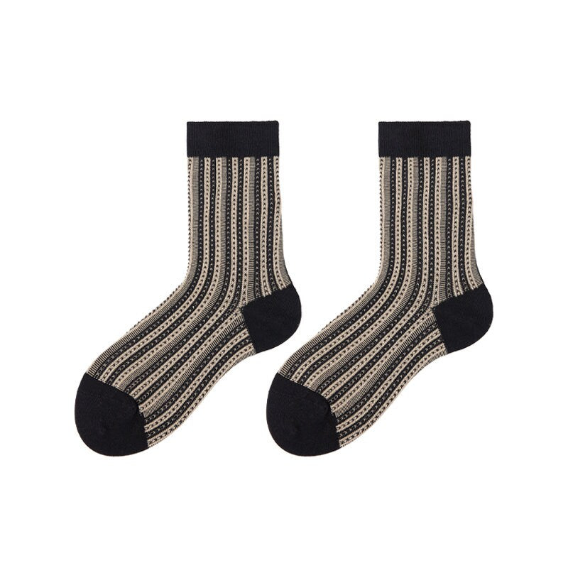 Stripe Quarter Socks For Women