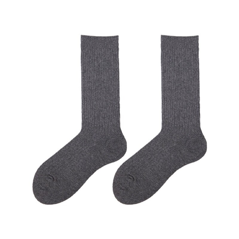 Ribbed Knit Slouch Crew Socks / Calf Socks For Women