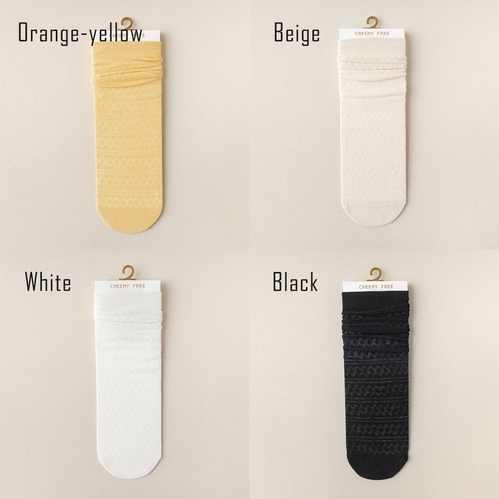 Pointelle Quarter Socks For Women
