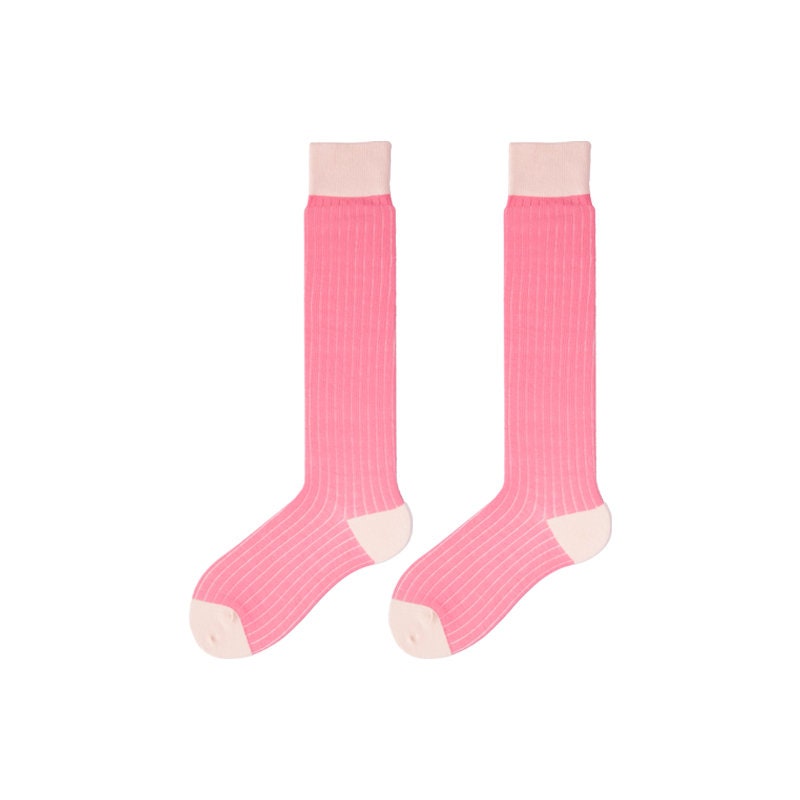 Stripe Semi-Sheer Knee High Socks For Women